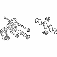 OEM Kia K900 Rear Wheel Brake Assembly, Left - 582103N000