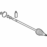 OEM 2014 Hyundai Sonata Joint & Shaft Kit-Front Axle W - 49580-4R200