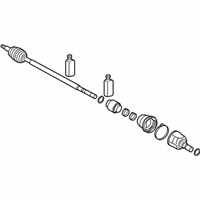 OEM 2012 Hyundai Sonata Shaft Assembly-Drive, RH - 49501-4R250