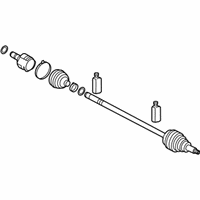 OEM 2011 Hyundai Sonata Shaft Assembly-Drive, LH - 49500-4R200