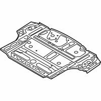 OEM Kia Sorento Panel Assembly-Rear Floor - 65513C5050