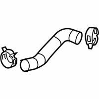 OEM 2003 Chevrolet SSR Outlet Radiator Coolant Hose Assembly - 15128705