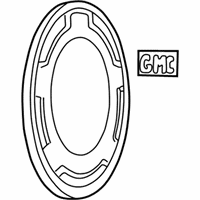 OEM 1987 GMC Safari Wheel Trim Cover - 15521914