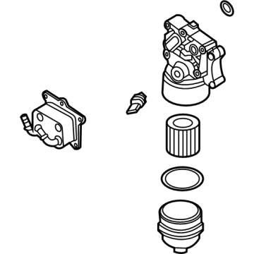 OEM Kia Oil Filter Complete Assembly - 263002M820