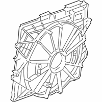 OEM Cadillac SRX Fan Shroud - 20914377