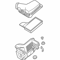 OEM 2019 Ford Mustang Air Cleaner Assembly - JR3Z-9600-B