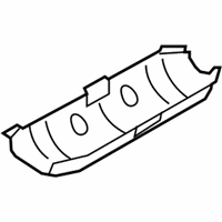 OEM Ford E-350 Super Duty Converter Shield - 9U9Z-5E258-B