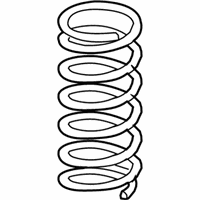 OEM Honda Crosstour Spring, Rear - 52441-TP6-A03