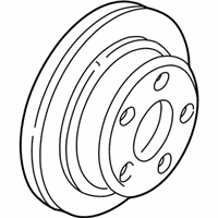 OEM 1997 Chevrolet Camaro Rotor Asm, Rear Brake - 19195720