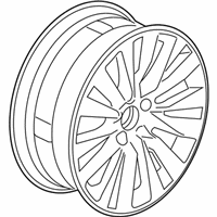 OEM Acura RLX Wheel Assembly, Aluminum (19X8J) (Tpms) (Enkei) - 42800-TY2-A72