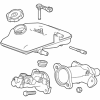 OEM 2016 Cadillac ELR Master Cylinder - 22936034