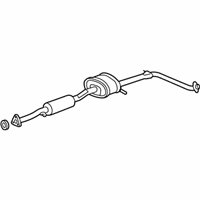 OEM Acura TSX Muffler Set, Passenger Side Exhaust - 18030-SEA-J01