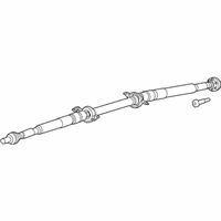 OEM 2017 Chrysler 200 Rear Drive Shaft - 52123673AE