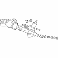 OEM Acura TLX Box Sub, Power Steering Gear - 53601-TZ7-A01