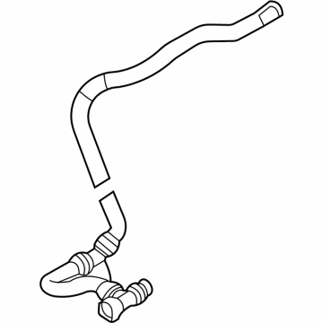 OEM BMW X4 COOLANT RETURN LINE INTAKE S - 17-12-9-797-623