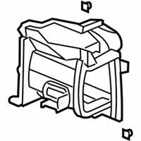 OEM Acura TL Case Sub-Assembly, Duct - 79107-SEP-A02