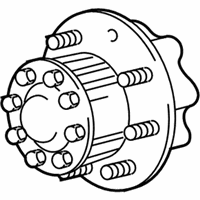 OEM 2001 Ford E-150 Econoline Club Wagon Hub - YC2Z-1109-AA
