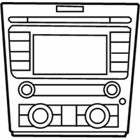 OEM 2008 Pontiac G8 Control, Amplitude Modulation/Frequency Modulation Stereo Radio - 92217152