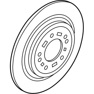 OEM 2022 Hyundai Tucson DISC-REAR BRAKE - 58411-L0100