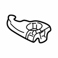 OEM 1999 Chevrolet Venture Tray-Body Side Trim Panel Front Armrest (RH) *Graphite - 10279261