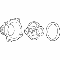 OEM BMW Thermostat With Characteristics Control - 11-53-1-436-386