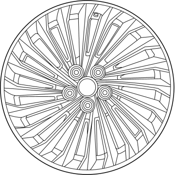 OEM 2022 Toyota Mirai Wheel, Alloy - 42611-62071
