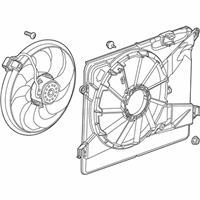 OEM Buick Fan Module - 95026336