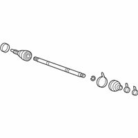 OEM 2004 Hyundai Sonata Joint & Shaft Kit-Front Axle W - 49507-38F00