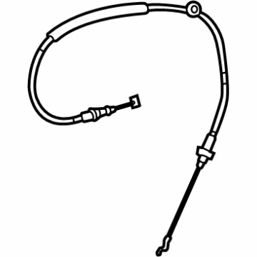 OEM Jeep Grand Cherokee L CABLE-OUTSIDE HANDLE - 68462653AA