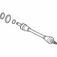 OEM BMW 550i GT Right Cv Axle Assembly - 33-20-7-647-026