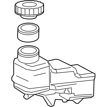 OEM 2019 Toyota Corolla Reservoir Assembly - 47220-02310