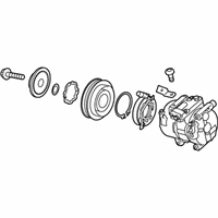 OEM Kia Forte Reman Compressor Assembly - 977011M130DR