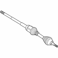 OEM 2017 Ford Fusion Axle Assembly - HG9Z-3B436-B