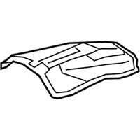 OEM BMW X5 Heat Insulation, Tunnel - 51-48-7-172-076