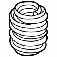OEM 2008 Jeep Commander Rear Coil Spring - 52124209AA