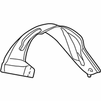 OEM Cadillac DeVille Fender Liner - 25740093