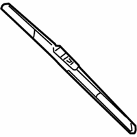 OEM 2012 Hyundai Genesis Coupe WIPER Blade 20'' -Hybrid - 99H09-AK020-H