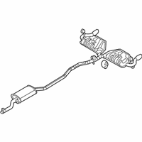 OEM Lincoln Muffler & Pipe - 8T4Z-5230-A