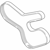 OEM 2013 BMW 740Li Ribbed V-Belt - 11-28-7-604-937