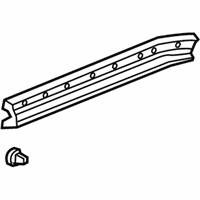 OEM 2006 Honda Pilot Seal, L. RR. Door Sill (Lower) - 72867-S9V-A01