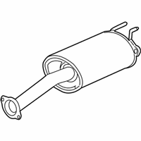 OEM Acura ILX Muffler, Exhaust - 18307-TX7-A01