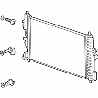 OEM 2015 Chevrolet Cruze Radiator - 13330390