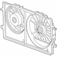 OEM 2009 Saturn Aura Fan Blade - 15788745