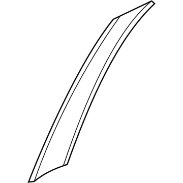 OEM 2020 Nissan Sentra Cover-Rear Door Sash, RH - 822D2-6LE0A