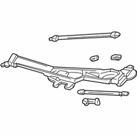 OEM 1992 Acura NSX Link, Front Wiper (Lh) - 76530-SL0-A01