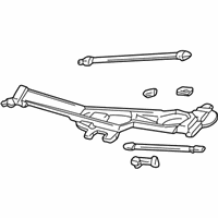 OEM 2004 Acura NSX Link, Front Wiper (Lh) - 76530-SL0-A01