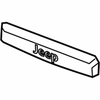OEM 2009 Jeep Commander Handle-LIFTGATE - 55369265AB