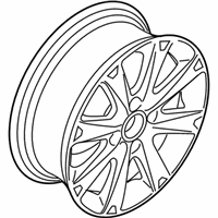 OEM Ford Fiesta Wheel, Alloy - AE8Z-1007-A