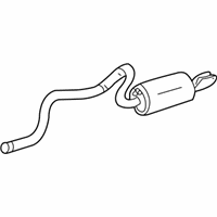 OEM 2005 Toyota Sequoia Tailpipe - 17405-0F030