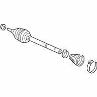 OEM 1998 Honda Accord Driveshaft Set, Passenger Side - 44010-S87-A50